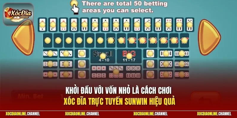 Khởi đầu với vốn nhỏ là cách chơi xóc đĩa trực tuyến SUNWIN hiệu quả