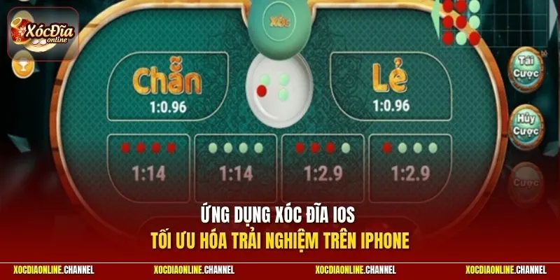Ứng dụng xóc đĩa iOS tối ưu hóa trải nghiệm trên iPhone